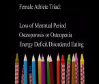 what is the female athlete triad